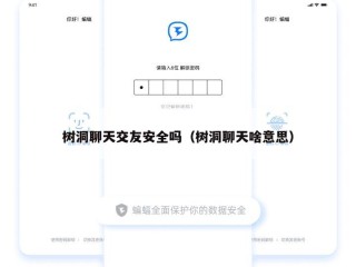 树洞聊天交友安全吗（树洞聊天啥意思）