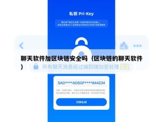 聊天软件加区块链安全吗（区块链的聊天软件）