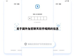 关于国外加密聊天软件暗网的信息
