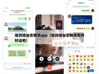 端到端加密聊天app（端到端加密聊天软件好运吧）