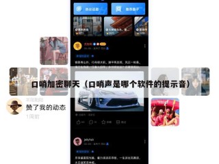 口哨加密聊天（口哨声是哪个软件的提示音）