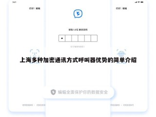 上海多种加密通讯方式呼叫器优势的简单介绍