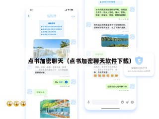 点书加密聊天（点书加密聊天软件下载）