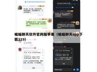 蝙蝠聊天软件官网版苹果（蝙蝠聊天app下载219）