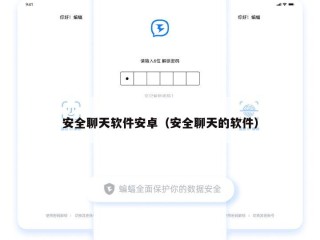 安全聊天软件安卓（安全聊天的软件）
