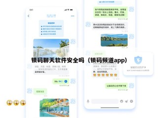 锁码聊天软件安全吗（锁码频道app）