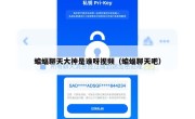蝙蝠聊天大神是谁呀视频（蝙蝠聊天吧）